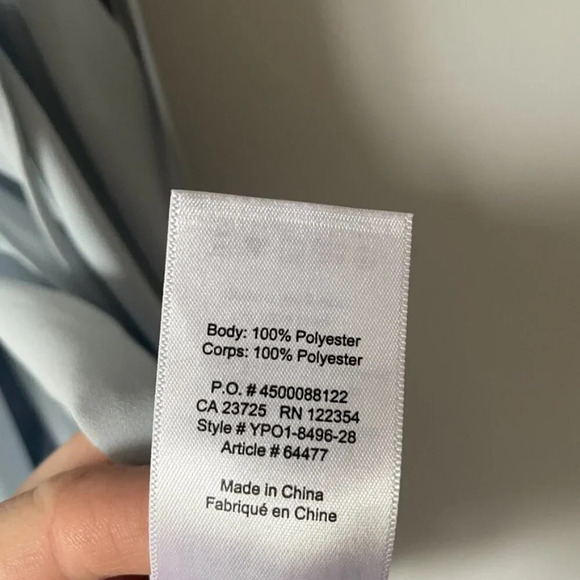 Aritzia Babaton  Wallace Wrap Dress Sky Blue Size Small - Picture 8 of 8